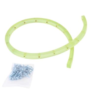 Imagem de JCFANTS Modelo flexível de 99 cm, tira de perfil, modelo de curva flexível, modelo curvado, modelos de guia de roteador flexível profissional (100 mm-verde)