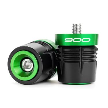 Imagem de MOWOK Adequado para Kawasaki Z900 Z 900 RS SE 900se 900rs Z900RS Z900SE 2017-2023 2024 2025 Acessórios de motocicleta Extremidades da barra do guidão Punhos do guidão Tampas de equilíbrio (verde)