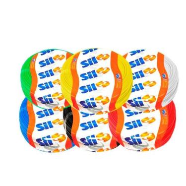 Imagem de Fio Cabo Flexível 4mm 100 Metros Sil Cores
