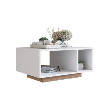 Imagem de Mesa de Centro com 2 Nichos Branco/Montana B58 Emovell