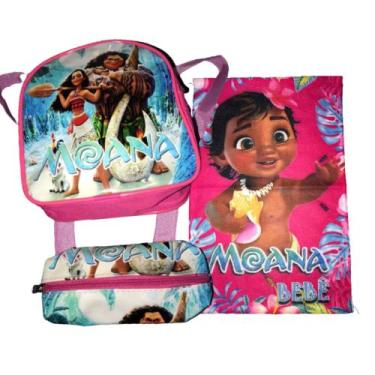 Imagem de Mochila Lancheira Infantil Menina Unicórnio - ludoraal, Moana
