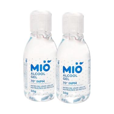 Imagem de Álcool Gel 70% Mió Antisséptico 50g | Kit com duas unidades