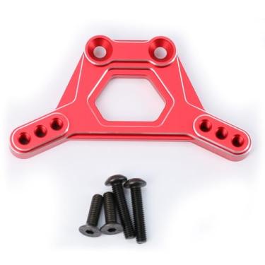 Imagem de Aluminum Alloy Front Shock Tower for 1/10 4-Tec Drift Ford Mustang Upgrade Parts (Red)