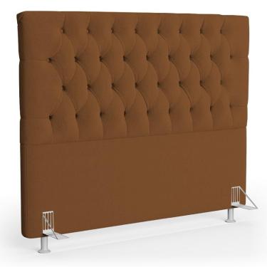 Imagem de Cabeceira Para Cama Box Queen Cristal C16 Tecido Boucle Espelhado Estofada Painel Com C...