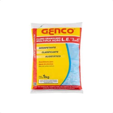 Imagem de Cloro Multipla Ação 3 em 1 1Kg Saco Genco - 19700