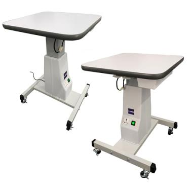 Imagem de Mesa de Apoio Elétrica com Ajuste de Altura e Rodas – Oftalmologia, Estética, Laboratório – Design Ergonômico