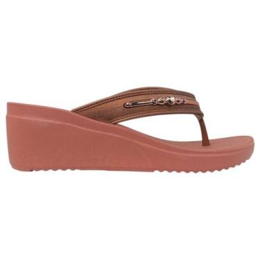 Imagem de Sandália Azaleia Feminina Laura - 19238, Cobre, Nudeescuro, 37