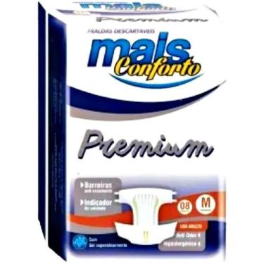 Imagem de Fralda Geriátrica Mais Conforto Premium M - 08 fraldas