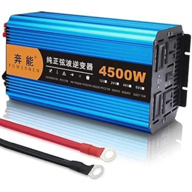 Imagem de Inversor De Energia Do Carro Pure Sine 3000w / 4500w / 6000w / 8000w Dc 12v 24v Para Ac 240v Conversor Conversor De Tensão, Soquete Ac E Interface Usb, Para Inversor De Onda Senoid, 6000W, 12V