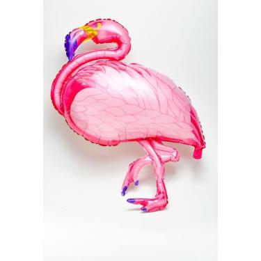 Imagem de Balão Metalizado Flamingo - Festas e Fantasias