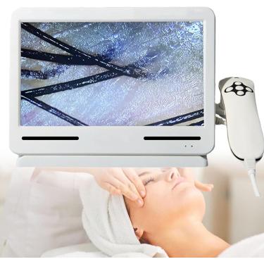 Imagem de Analisador Profissional Do Cabelo Do Diagnóstico Da Pele, Detector Do Couro Cabeludo Da Pele, Microscópio Do Cabelo, Detector Do Couro Cabeludo Do Folículo De Cabelo Da Pele Para Detectar F