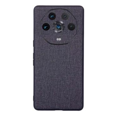 Imagem de Capas Compatível com Huawei Honor Magic 4 Ultimate,Design de padrão de tela,Pproteção completa de 360°,Pplástico macio,Proteção contra queda-Black