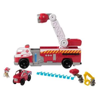 Imagem de Caminhão de Brinquedo Patrulha Canina Bombeiro  - Deluxe Fire Rescue R