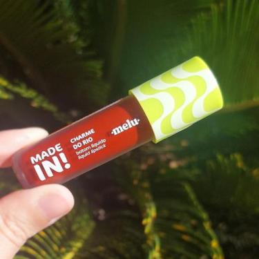 Imagem de Batom Liquido Lipstick Charme do Rio Melu 4ml - Ruby Rose, Leblon