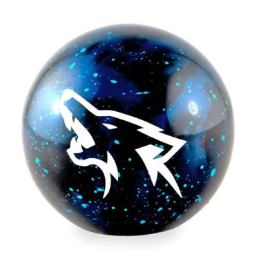 Imagem de Billetworkz Botão de câmbio Cosmic Space Coyote para Ford Mustang manual (2011-14), Blue Cosmic