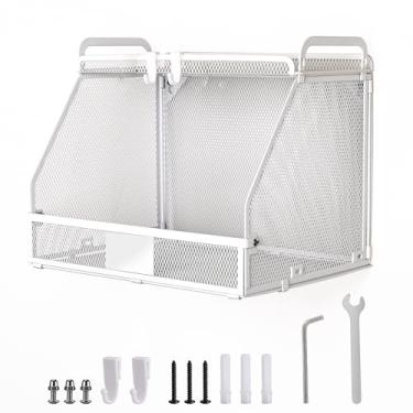 Imagem de Organizador de cesta de frutas pendurada, prateleiras dobráveis para despensa de cozinha, caixa de armazenamento de armário