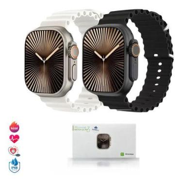 Imagem de Smartwatch Prova Dagua Microwear Series 10 Ultra 49mm Amoled Nfc, Prat