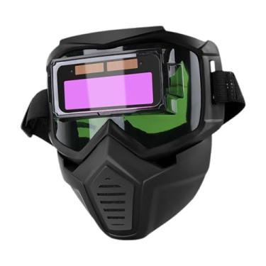 Imagem de Xgdsnly Capacete de Soldagem Variável Automático, Proteção de Trabalho, Máscara Facial de Soldador com Visão Ampla
