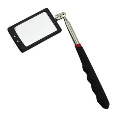 Imagem de FJMQHU Espelho de Inspeção Automotiva, Cabo Telescópico Flexível E Antiderrapante com Iluminação LED, Ferramenta de Reparo Automotivo para a Indústria