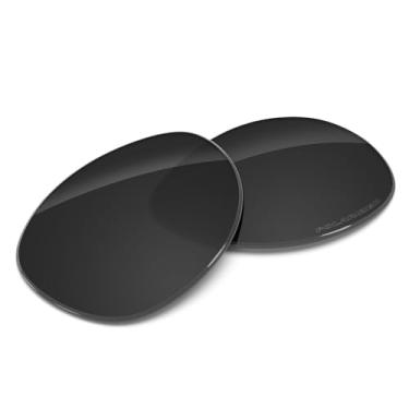 Imagem de Tintart Lentes de substituição de desempenho compatíveis com RayBan RB8313 58 mm polarizadas gravadas, Preto de carbono - Polarizado máximo, One Size