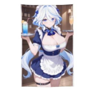 Imagem de LIEGBMEU Sexy Bikini Hot Anime Girl Tapeçaria 152.4 cm x 228.6 cm Interior Exterior Wall Quilt Art Decoração de Tapeçaria Caprichosa, AC071