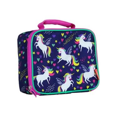 Imagem de Lancheira Térmica Infantil Unicórnio Alado - Compacta, Segura e Divertida para Crianças