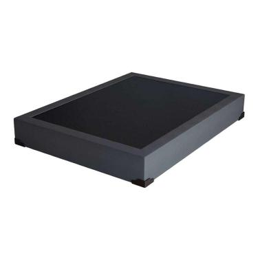 Imagem de Base para Cama Box Casal Joe Suede (36x138x188) Grafite