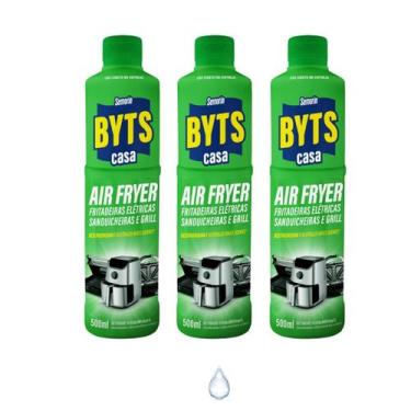Imagem de Limpador Desengordurante Semorin Byts Para Air Fryer Kit 3