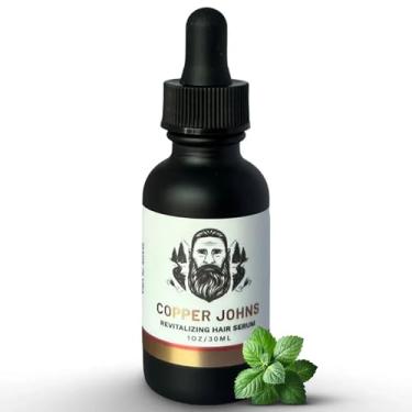 Imagem de Sérum revitalizante para o cabelo, fortalece a quebra e reduz a caspa do couro cabeludo, hidrata e promove o crescimento do cabelo, hortelã-pimenta, 30 g