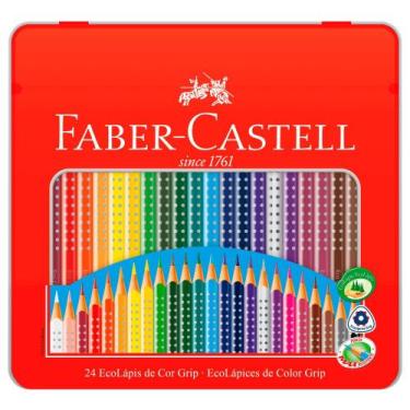 Imagem de Ecolapis de Cor Grip 24 Cores - Faber-Castell