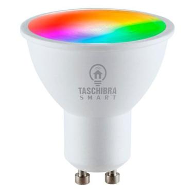 Imagem de Lampada Led Dicroica 4,8w Rgb Smart Bivolt - TASCHIBRA