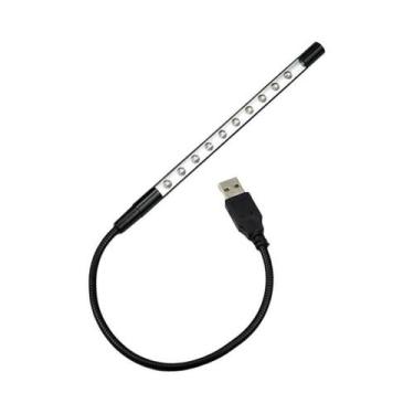 Imagem de Luz De Leitura LED Alimentada Por USB Com 10 LEDs, Lâmpada Flexível Pa