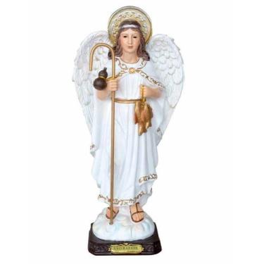 Imagem de Santo Imagem Arcanjo Rafael Resina 30cm - Gici Decor