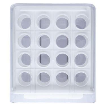 Imagem de Gaveteiro Empilhável Porta Ovos Duplo 32 Ovos Branco - YAAY
