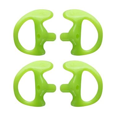 Imagem de KEYBLU Fone de ouvido universal de substituição de rádio, plugue de silicone macio para fone de ouvido de silicone macio para bobinas de rádio bidirecionais, kits de áudio para fone de ouvido acústico