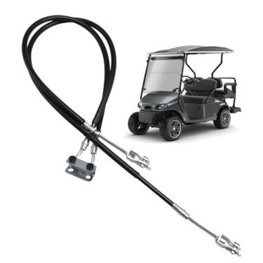 Imagem de KPALAG Cabo de freio para carrinho de golfe Cabo de freio lateral do motorista e do passageiro Kit de reparo de freio de núcleo de aço inoxidável compatível com EZGO TXT e carrinho de golfe medalhista