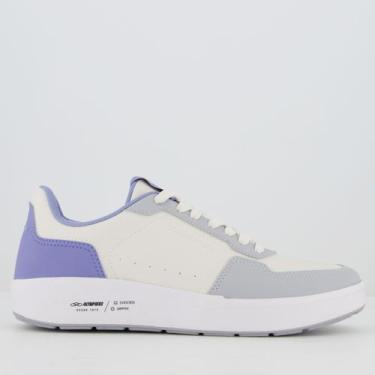 Imagem de Tênis Olympikus Versa Feminino Off-White e Azul, 35