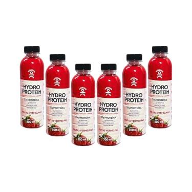Imagem de Kit com 6 Garrafas de Hydro Protein Proteína + Eletrólitos + Creatina sabor Frutas Vermelhas de 500mL cada - Moving