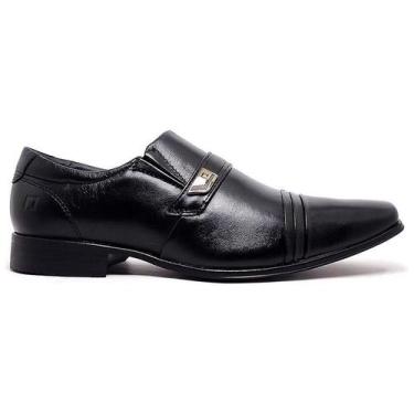 Imagem de Sapato Social Masculino Pipper Spencer Em Couro Pelica Preto Confortáv