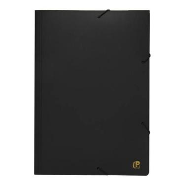 Imagem de Pasta Aba Ofício com Elástico Business Preta  Polibras