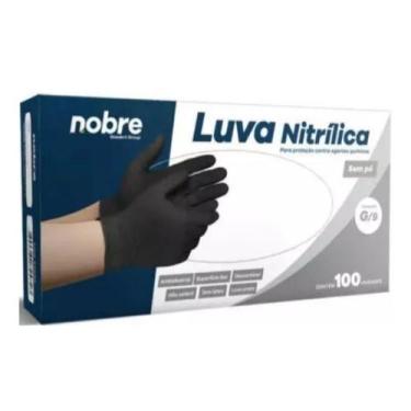 Imagem de Luva Nitrílica G Sem Pó Com 100 Unidades Nobre