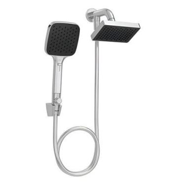 Imagem de Chuveiro Deca Flex Retangular Parede com Desviador