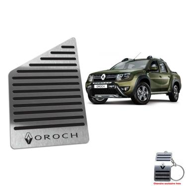 Imagem de Descanso De Pé Renault Oroch Todos Os Modelos Preto Aço Inox