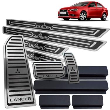 Imagem de Soleira Pedaleira Descanso Lancer 07/19 Automático Preto AR