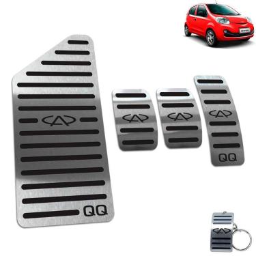 Imagem de Pedaleira + Descanso Chery Qq Manual 2015 Até 2020 Preto