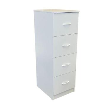 Imagem de Arquivo Pasta Suspensa Quatro Gavetas Branco - SchoolCenter