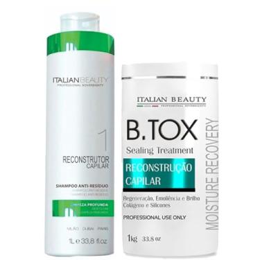 Imagem de Kit Alisamento Máscara Tratamento e Terapia Capilar Restaura 2l