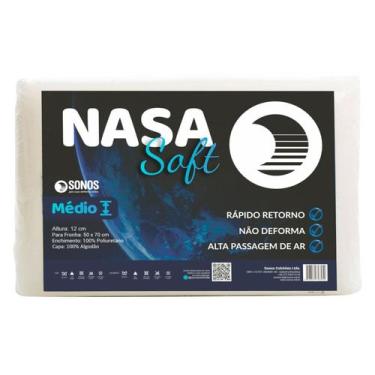 Imagem de Travesseiro Sonos Nasasof Medio 12cm, UNICA