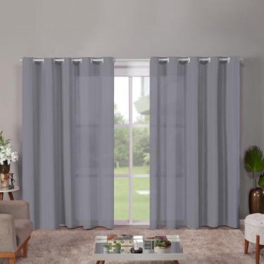 Imagem de Cortina Roma 3,00L X 2,20A Janela, Decoração, Aconchegante Estilo Conf