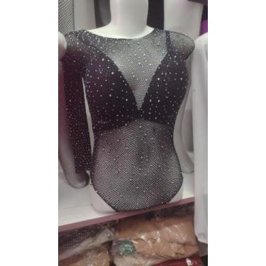 Imagem de Body lindo com strass - Leya modas , Preto, unico